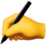 hand writing emoji to submit your interview story